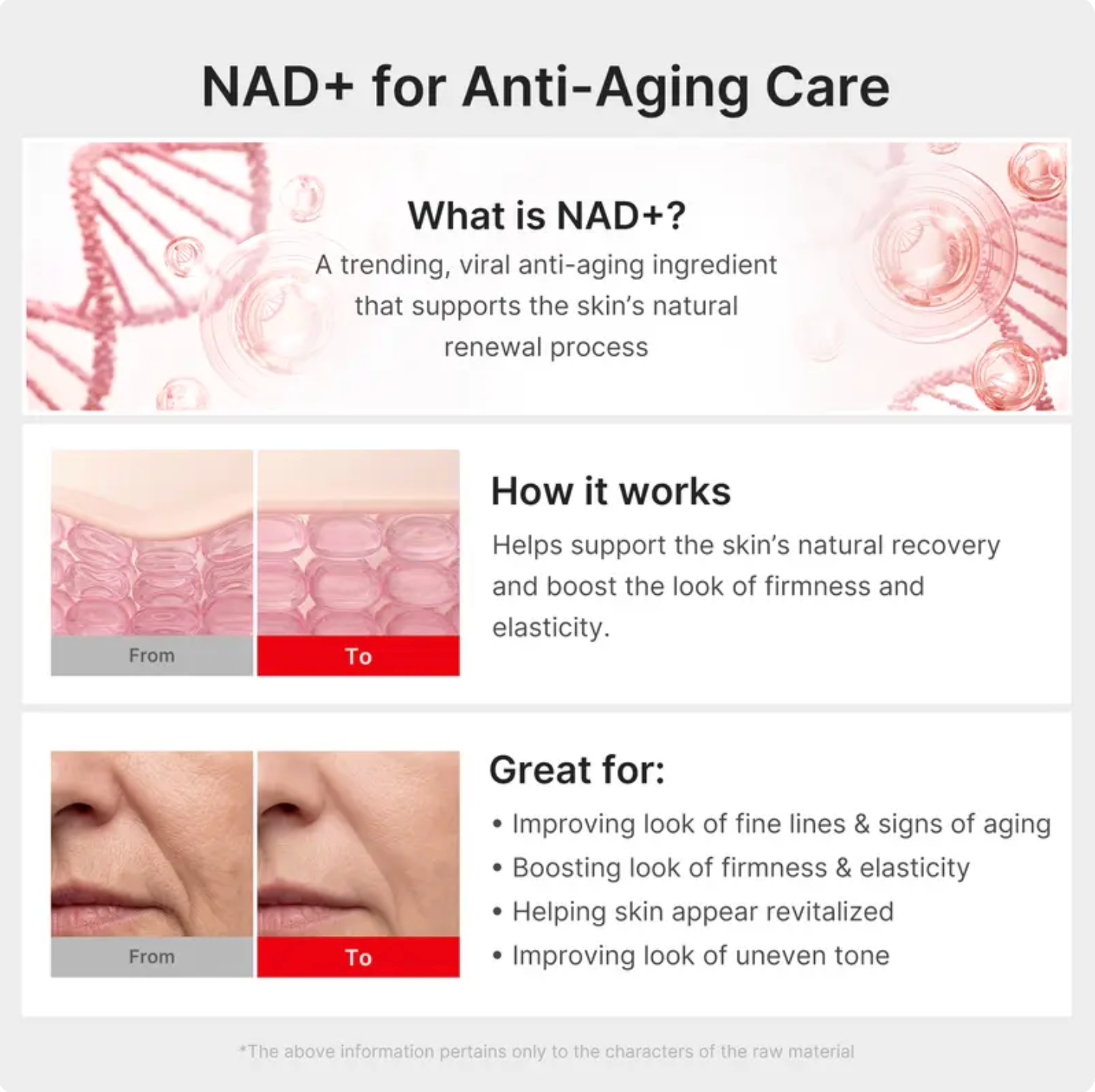 NAD+ EGF Firming Serum — Anti-Aging Collagen Boost with Collagen and 8 Peptides