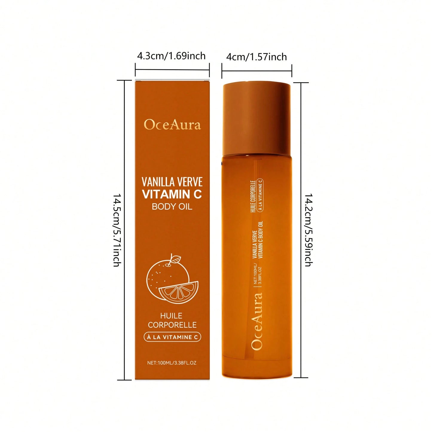 futureNest Vitamin C Body Oil for Women and Men