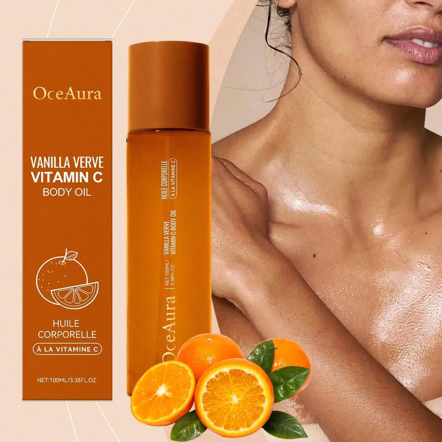 futureNest Vitamin C Body Oil for Women and Men