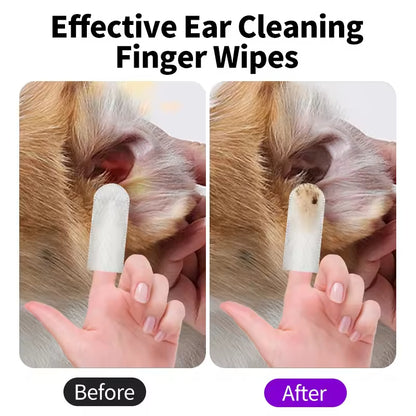 Comfort Pet Ear Cleaner Finger Wipes