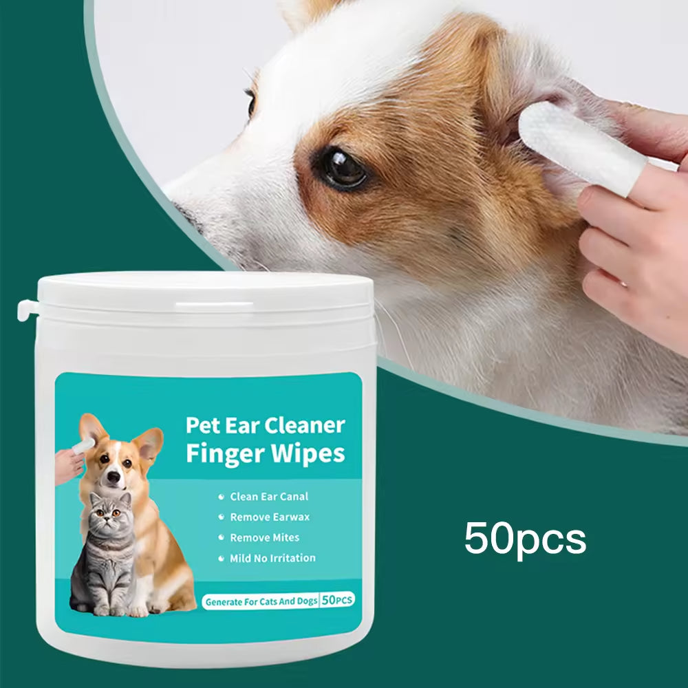 Comfort Pet Ear Cleaner Finger Wipes