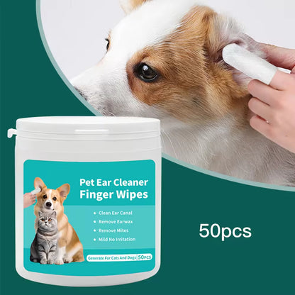 Comfort Pet Ear Cleaner Finger Wipes